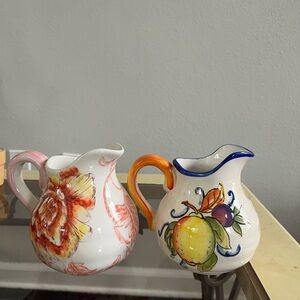 Colorful Ceramic Pitcher Set